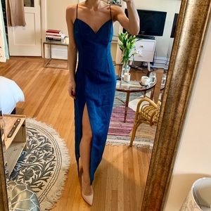Custom Electric blue dress